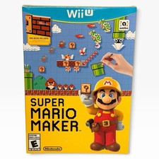 Super Mario Maker Book Bundle Nintendo Wii U, 2015) New Sealed Game + Book