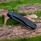 Pocket Knife, D2 Steel Blade, Black G10 Handle, EDC Knife for Hunting Camping — photo 6