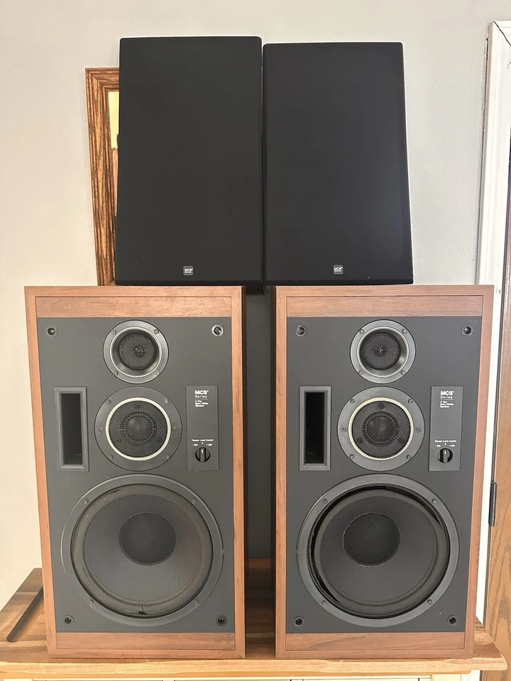 MCS Modular Component Systems 3-Way Reflex Speaker Pair #683-8229 GUC Nice🔥 - Image 2 of 4