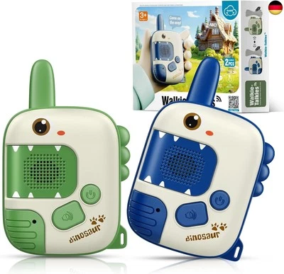 MARKE WOOTOYZ Walkie Talkie Kinder, Dinosaurier Spielzeug ab 3 4 5 6 7 8 Jahren Junge 3-8
