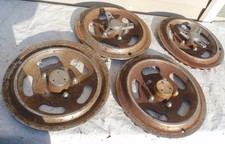 Set Of Rusty Vintage Hubcaps Set Of Rusty Vintage Hubcaps