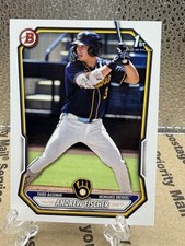 2026 Bowman 1st Bowman Andrew Fischer Paper Base Brewers 