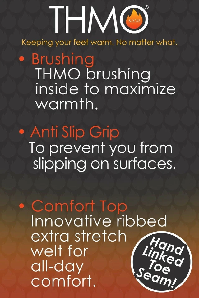 THMO - Calcetines antideslizantes de lana esponjosa interior cálida pinza térmica para damas Foto 3 de 4
