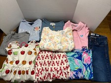 Lot of 9 Girls Boutique Clothes Sz 7/8 Dresses Shirts Etc.