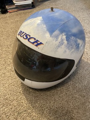 BUSCH SERIES NASCAR Helmet INFLATABLE VTG Life Size RARE Blow Up Racing Gear