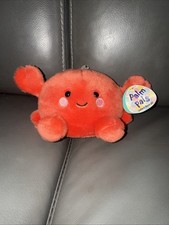 Aurora - Mini Red Palm Pals - 5" Snippy Crab - Adorable Stuffed Animal