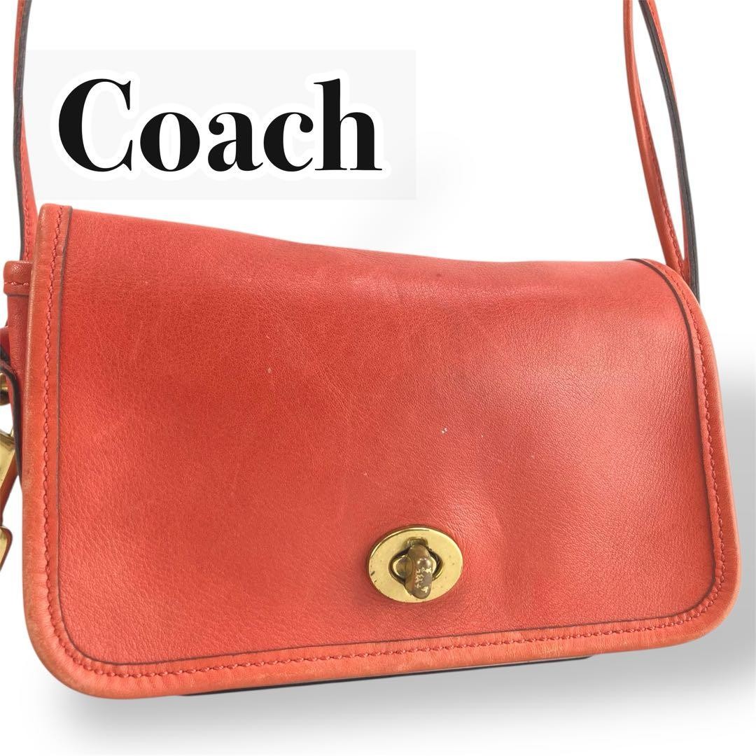 OLD COACH ウエストバッグ ボディバッグ ヴィンテージ オールドコーチ ☆USA製 レザー ウエストポーチ ブラウン ボディバッグ