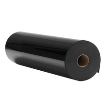 Glossy Black Heat Transfer Vinyl Roll, 12 in x 70 ft, Easy to Cut and Weed