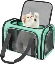Pet Dog/Small Cat Carrier Soft Sided Comfort Bag Travel Case Airline Approved