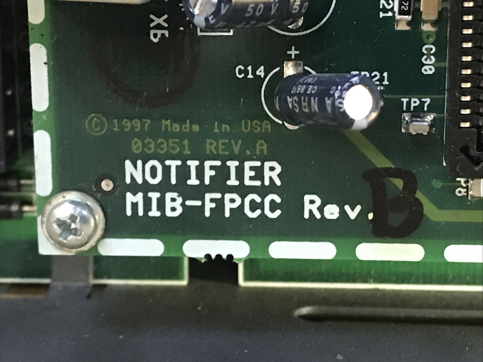 NOTIFIER IFC-2020 CPU-2020 SIB-NET MIB-FPCC ICA-4L LIB-200A DIA-2020 ICB-4LPCA