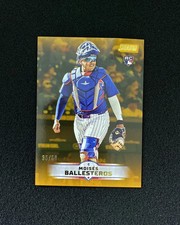 2025 Topps Stadium Club Gold #17 Moises Ballesteros RC Rookie 35/50 Cubs QI95