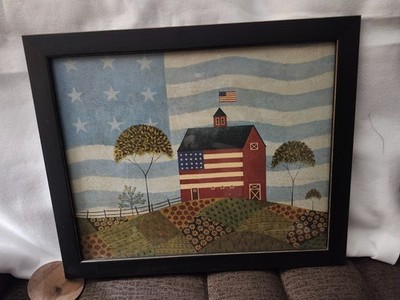3 vintage folk art warren kimble pictures 3  different pictures