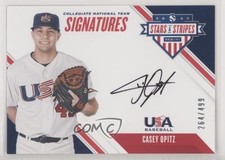 2020 Panini USA Baseball Stars & Stripes 264/499 Casey Opitz #CNTCO Auto 00i7