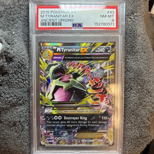 M Tyranitar-EX graded PSA 8 for sale on eBay