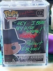 Funko Pop! Movies Freddy Krueger #02 Autographed Robert Englund Protector