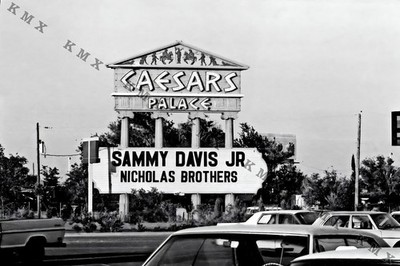 1960's Sammy Davis JR. Caesars Palace Casino Vintage Las Vegas