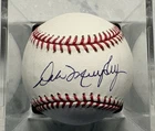Dale Murphy Signed Official Major League Baseball w/ Case 2x MVP MLB