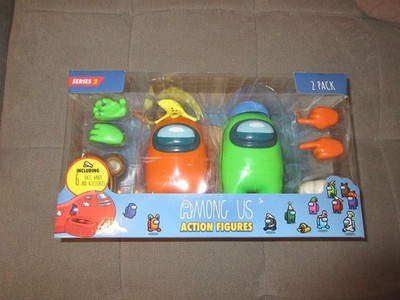 Among Us Action Figures - Crewmate Series 2x Großfiguren ca. 20cm Green & Orange