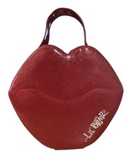 Lil Bratz Doll Red Sparkly Lip Storage Carrying Case Y2K - Case Only 7 tall