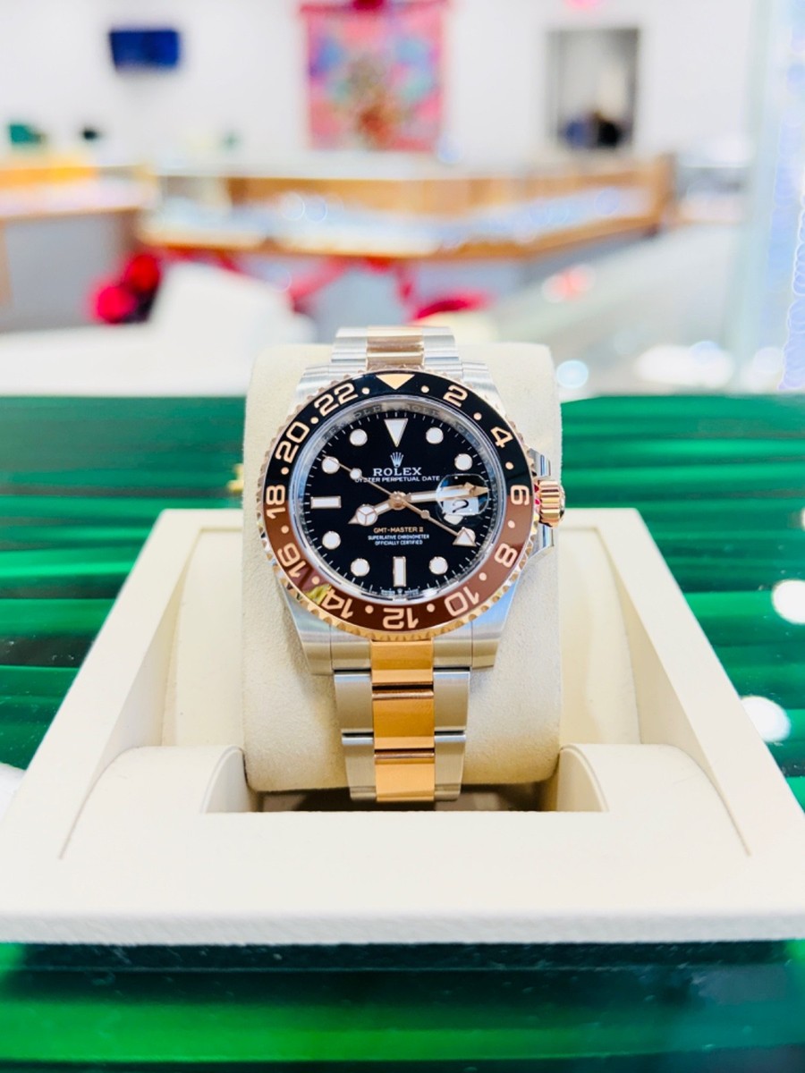 Rolex GMT-Master II Rootbeer 18k Rose Gold / SS 126711 CHNR Watch