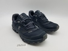 On Cloudventure Waterproof Swiss Engineering Women's Size 6 Running Shoes Black