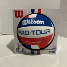 Wilson Pro Tour Volleyball Official Size & Weight - Red/White/Blue Brand New