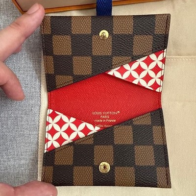 LOUIS VUITTON x NIGO Damier Phriendship Canvas Slim Card Holder