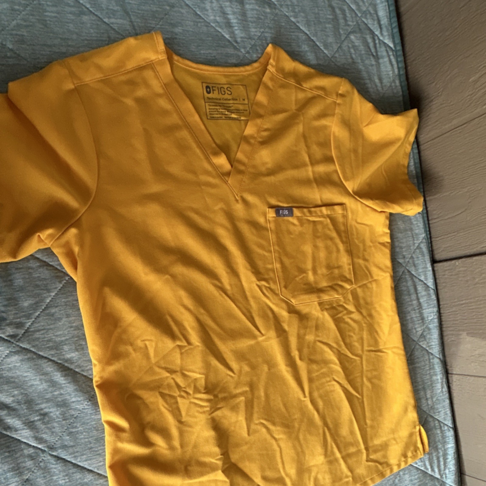 FIGS Technical Collection Yellow Solid Women's Me… - image 5