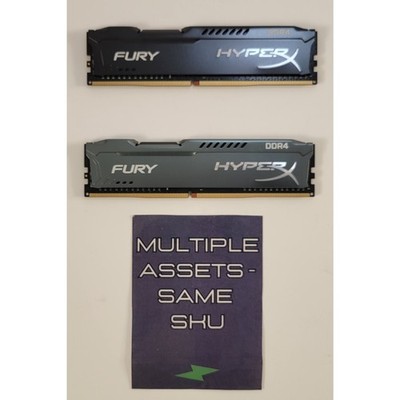 Kingston HyperX Fury DDR4 2400 MHz 16GB (2X8GB) Green - Tested