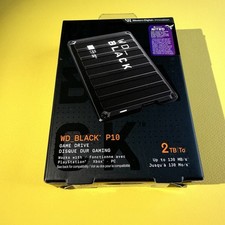WD_BLACK 2TB P10 Game Drive External Hard Drive Playstation Xbox Pc New Sealed 