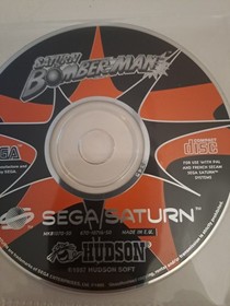 Sega Saturn Bomberman Disc Only, Good Condition PAL