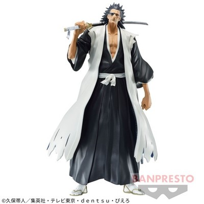 Japan Anime BLEACH SOLID AND SOULS Kenpachi Zaraki Figure BANDAI NEW