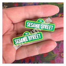 2 Piece SESAME ST. Logo Street Sign Focal Bea...