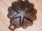 Very Rare! 1920 Griswold Cast iron Hearts And Star authentic muffin pan. no. 959 — photo 7