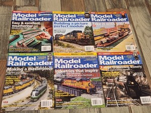 Model Railroader Train Magazine 6 Issues 2022 - 2023 Display Layout