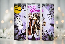 Let's Go Ghouls/20oz Tumbler/Hot/Cold/Straw/Stainless/Leak Proof(333)