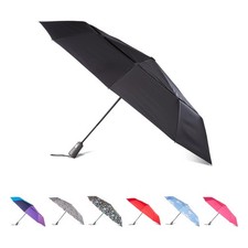 Auto Open/Close Windproof Ultimate Compact Umbrella with UV and Water Repelle...