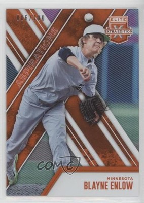 2017 Panini Elite Extra Edition Aspirations Orange 86/100 Blayne Enlow #76 0c6