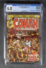1973 MARVEL COMICS CONAN THE BARBARIAN #24 1ST OF RED SONJA CRACKED CASE CGC 6.0