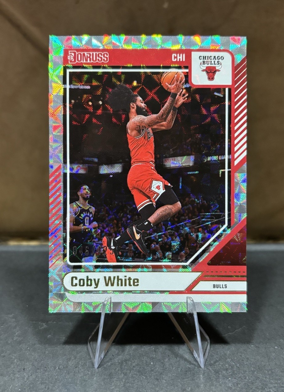 Coby White 2024-25 Donruss Hyper /125 | #17 Chicago Bulls