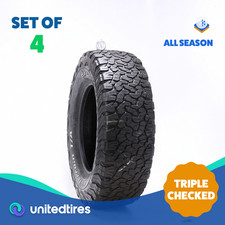 Set Of 4 Used Lt 26570r17 Bfgoodrich All-terrain Ta Ko2 - 6.5-8.532