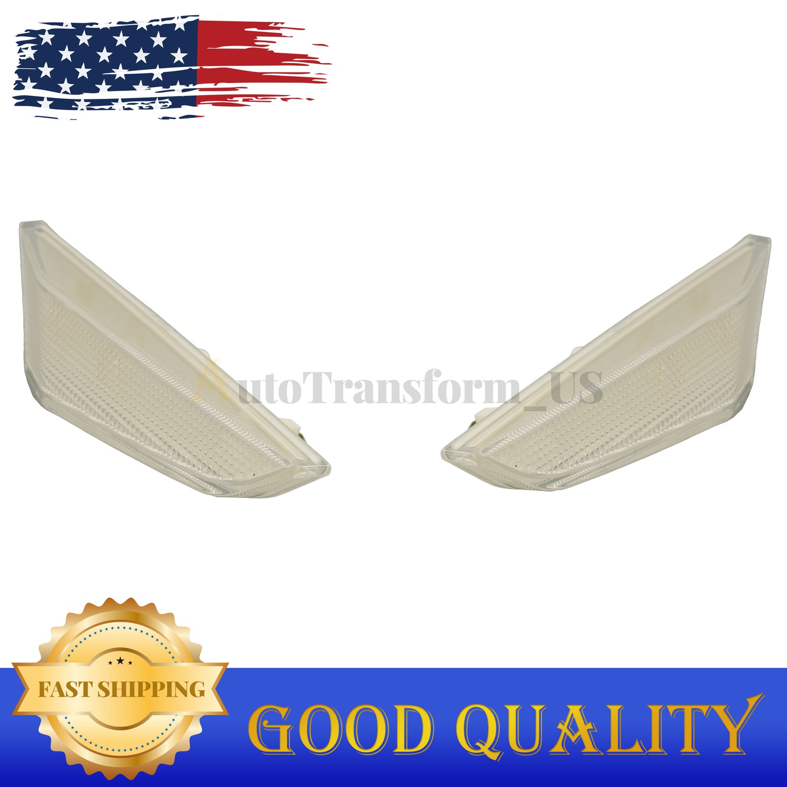 NEW 2PCS For Mclaren MP4-12C Rear Side Marker Lamp Light Reflector Lens US