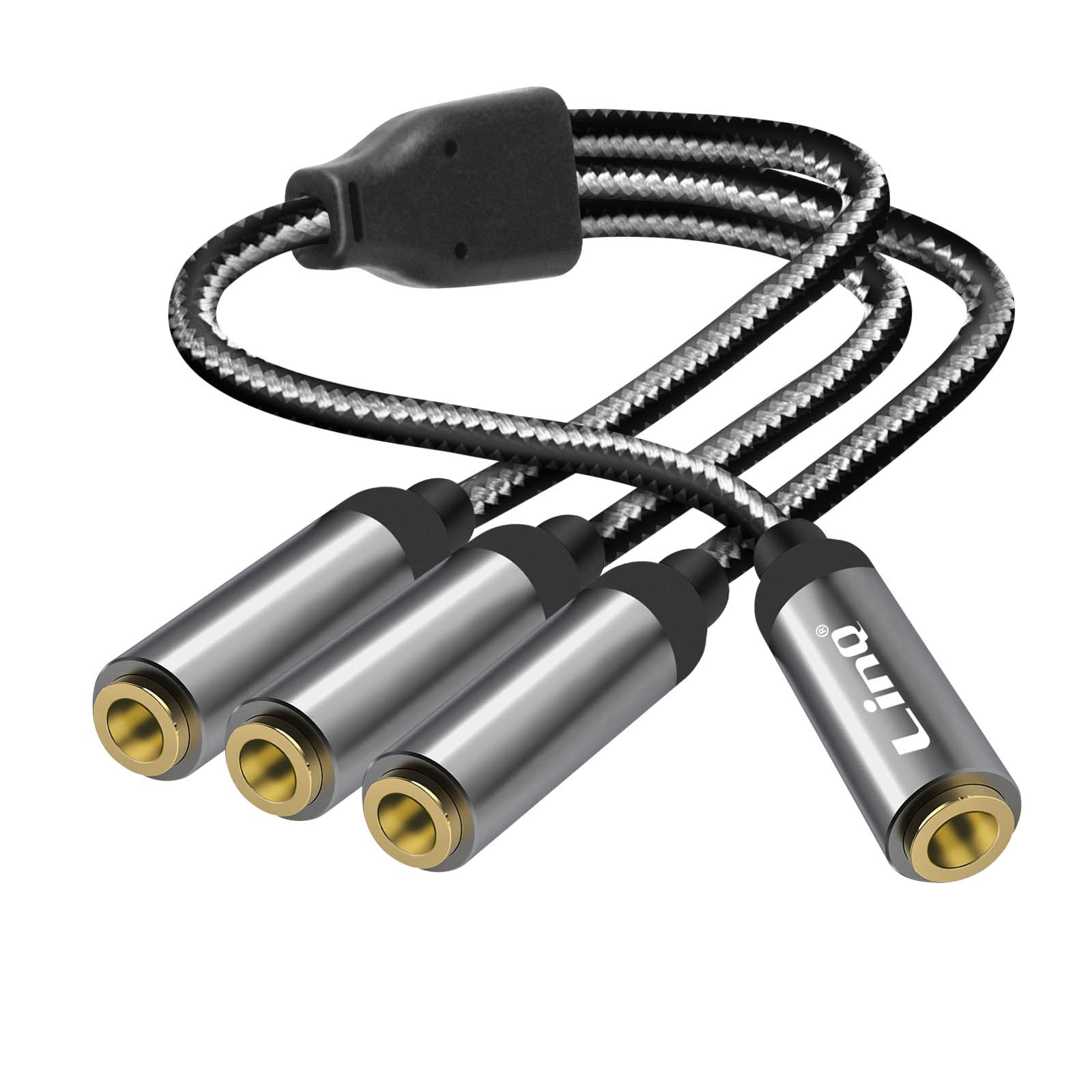 Doubleur Jack 3.5mm femelle répartiteur audio 3 voies PC TV