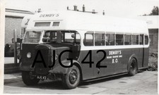 Dembys AJG 42 East Kent Dennis Lancet 11 Park Royal B&W bus photo 5.5" x 3.5"