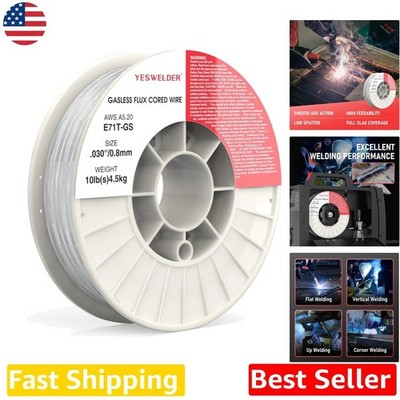 Pro .030 Flux Core MIG Wire 10Lb Spool - Gasless, Clean Welds, Rust Tolerant