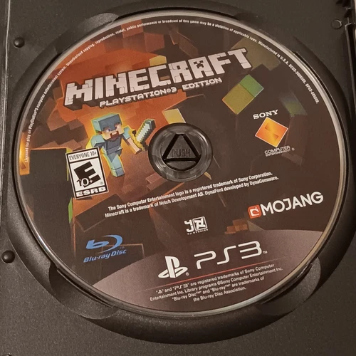 Minecraft Playstation 3, PS3, tested, no manual