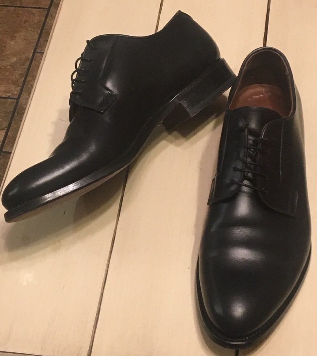Lendvay & Schwarcz Black Leather Shoes Made in Italy Size  display picture 2