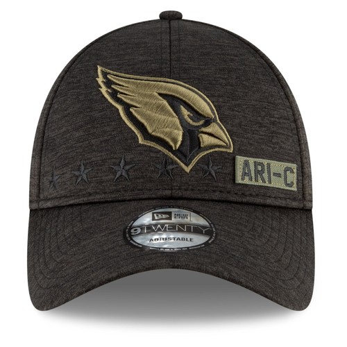 NWT Authentic NFL New Era Men's Salute To Service Black Tech Heather 9Twenty Hat - Picture 2 of 100