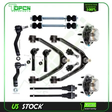 Front Upper Control Arm Tie Rod End Wheel Bearning Hub For 00-06 Chevrolet Tahoe