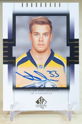 2018-19 SP Authentic 1999-00 Retro Draft Picks AUTO Viktor Arvidsson #RDP-VA